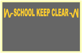 keep clear sign